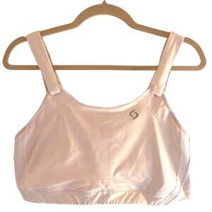 Moving Comfort Jubralee Size 40DD White Sports Bra Maximum Control Wire Free